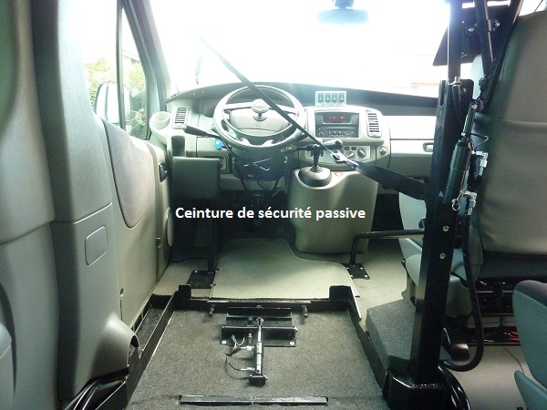 La sécurité des voitures aménagées pour personnes handicapées - Handynamic